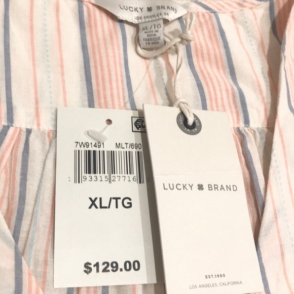 Lucky Brand  Luna Button Through Dress. XS, XL - Picture 7 of 11